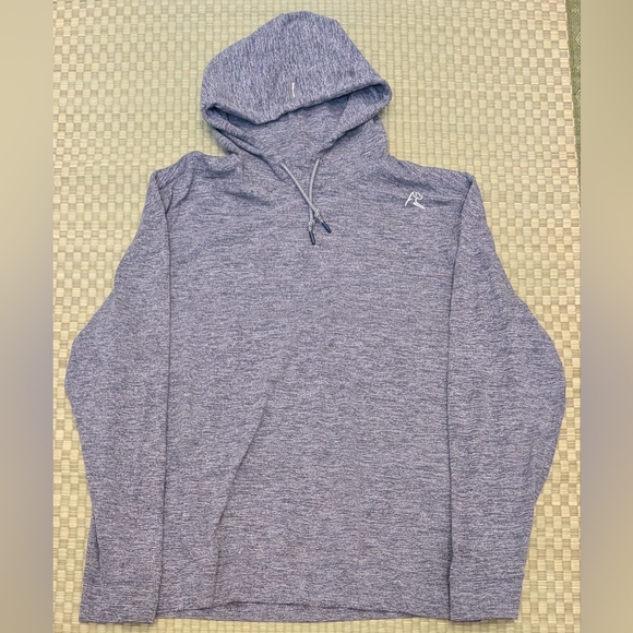 Rhoback Hesi Performance Hoodie Heather Gray Men's Size XL Made in South Korea